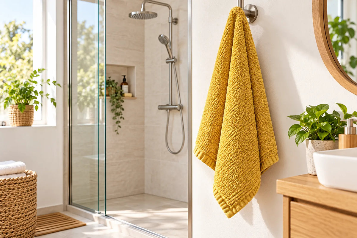 Comment laver une serviette de bain pour qu'elle soit douce