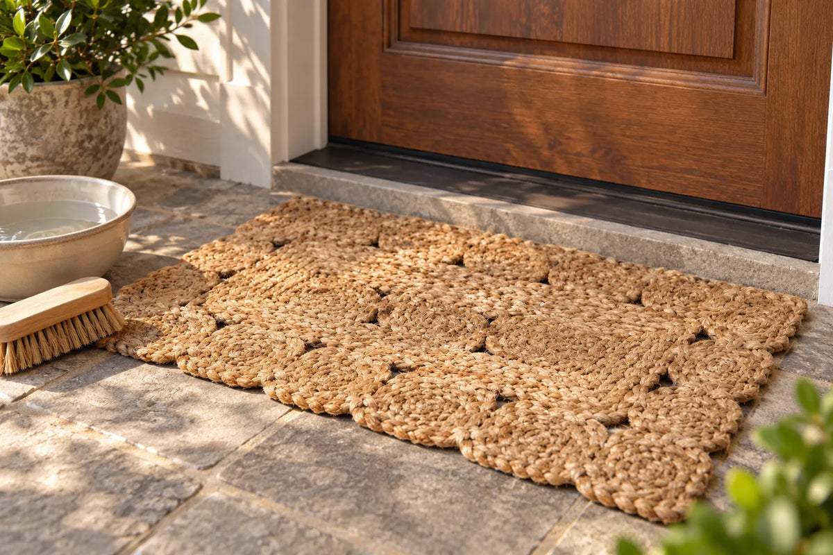 Comment nettoyer un tapis d'entrée selon sa matière