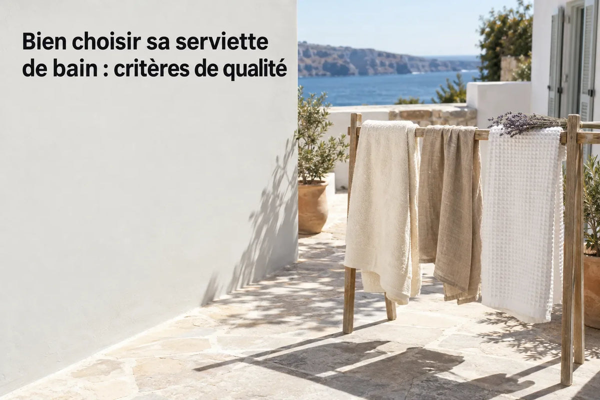 Bien choisir sa serviette de bain : critères de qualité