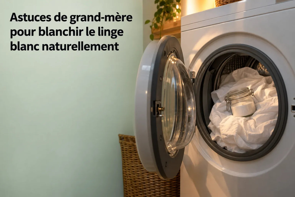 Astuces de grand-mère pour blanchir le linge blanc naturellement