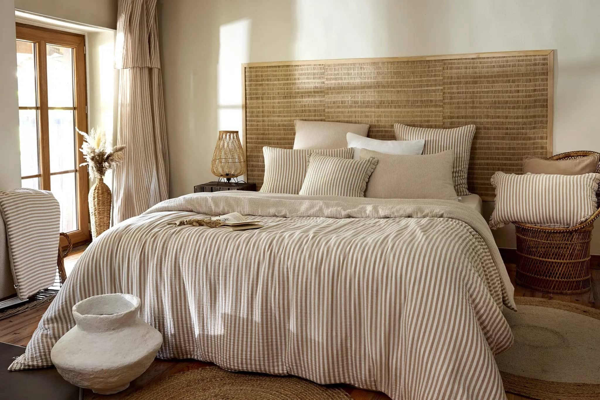 Housse de couette Gaze de Coton Casa Plume