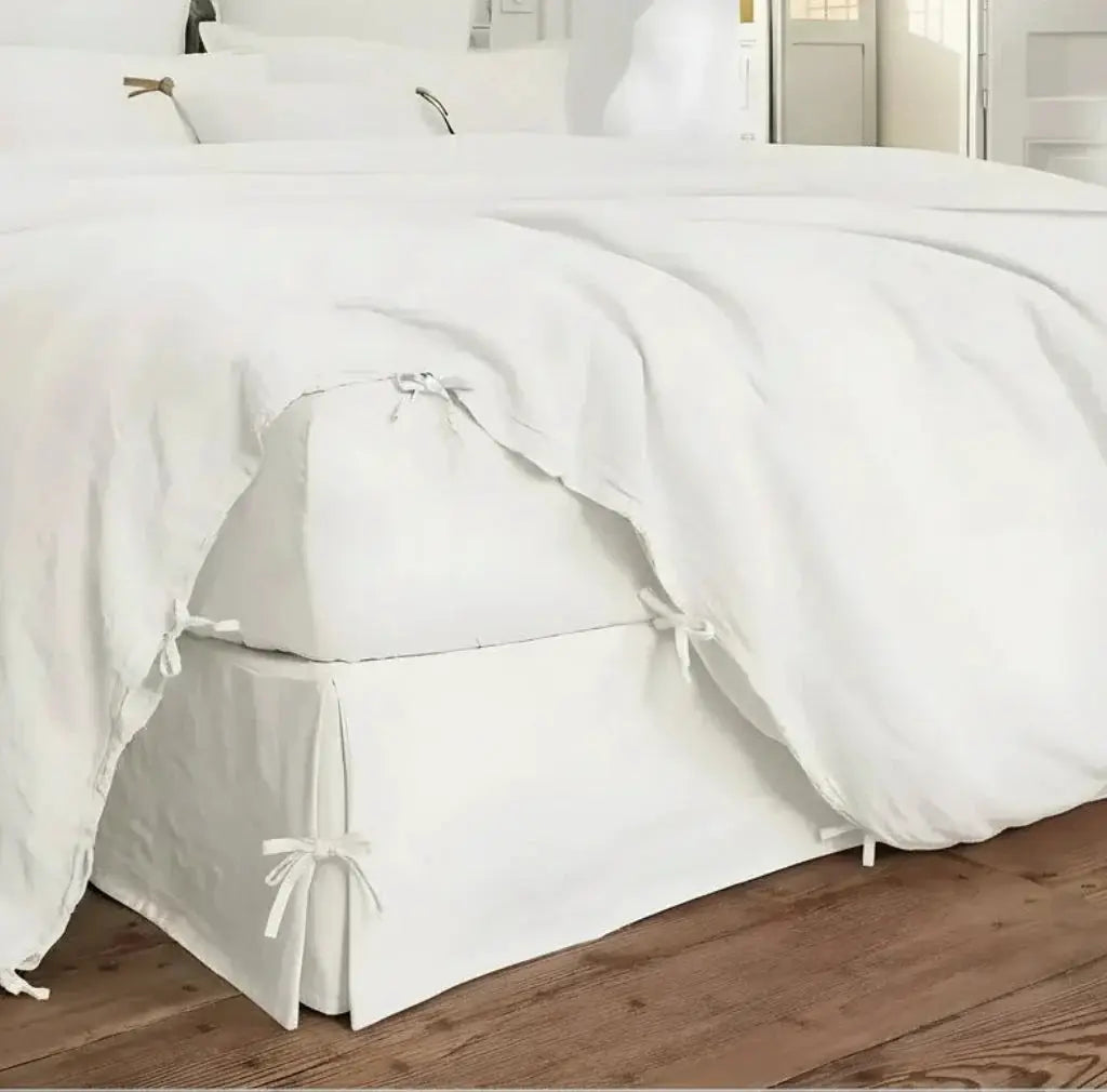 Cache Sommier Lin Casa Plume