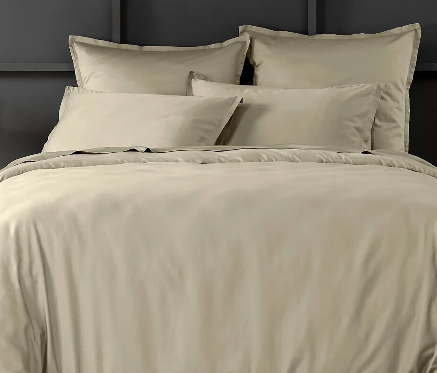 Taie d'oreiller Satin de Coton Casa Plume