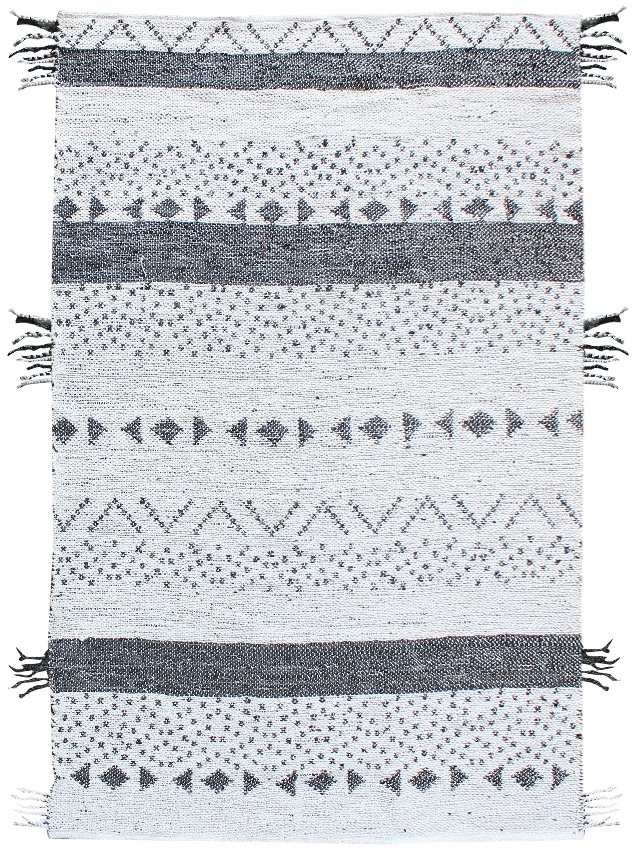 Tapis Callista Blanc/noir by The Rug Republic