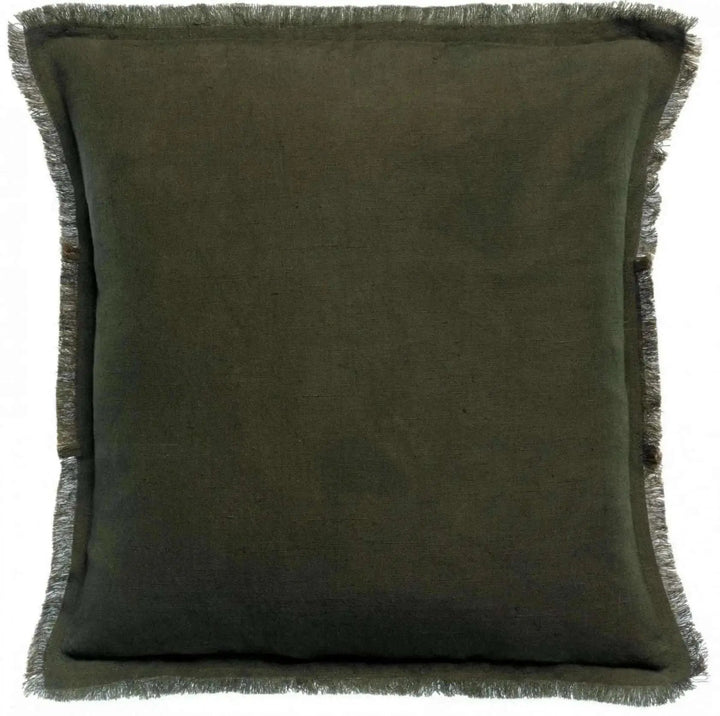 Coussin uni Laly Cèdre by Vivaraise