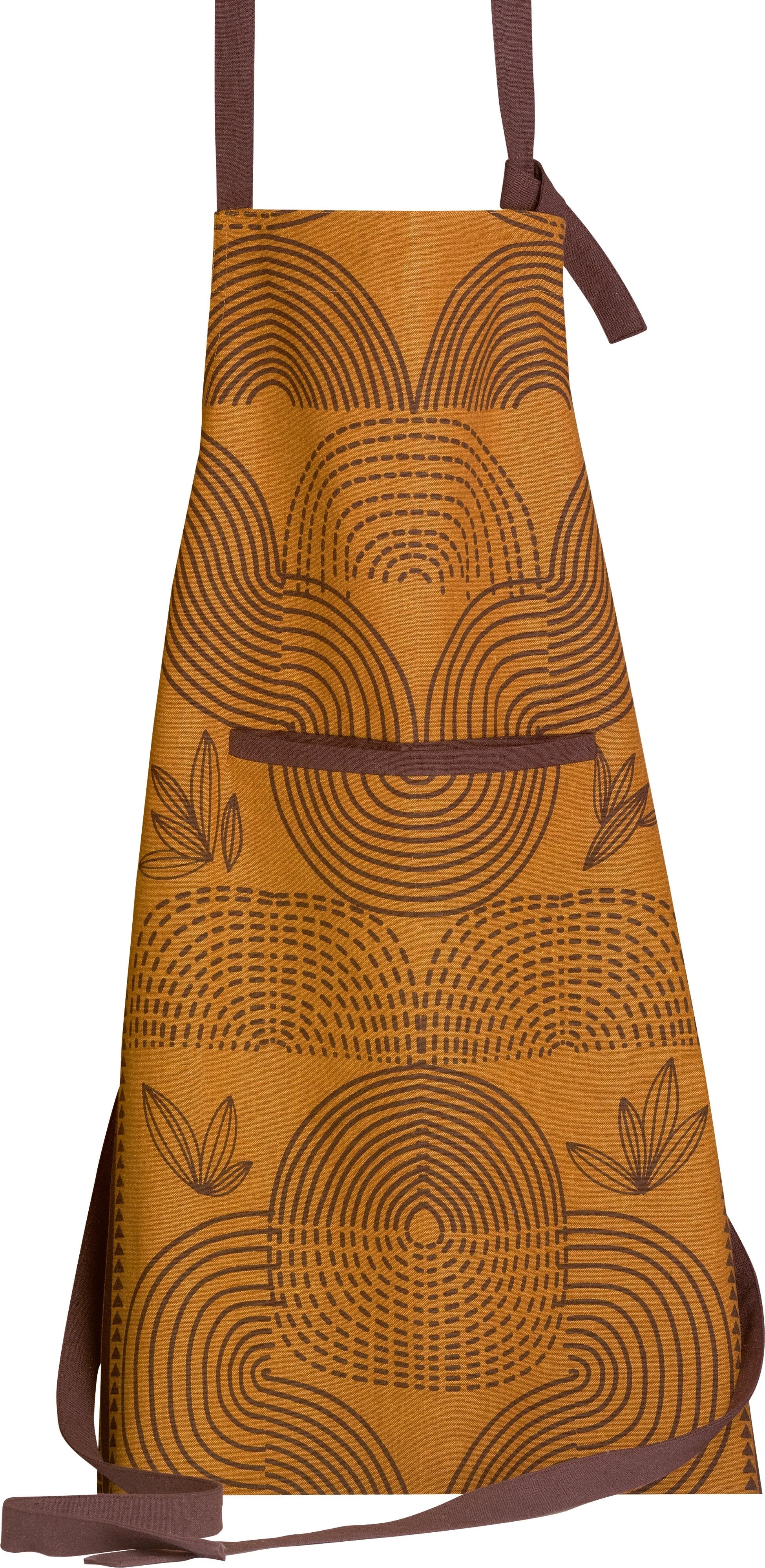 Tablier de cuisine recyclé Etna Ambre 72 x 85 by Winkler