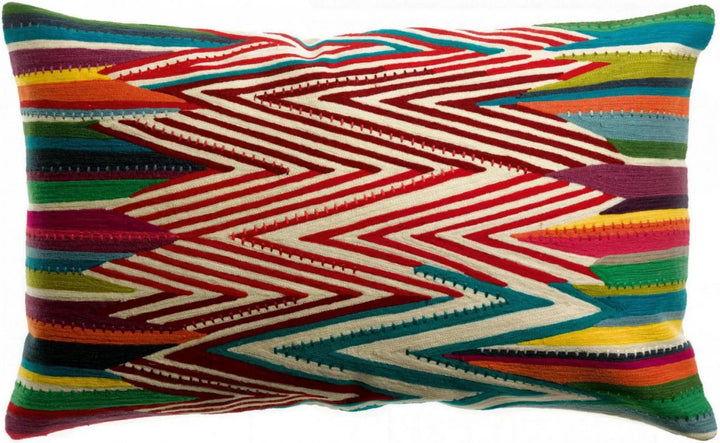 Coussin brodé Zuma Multico by Vivaraise