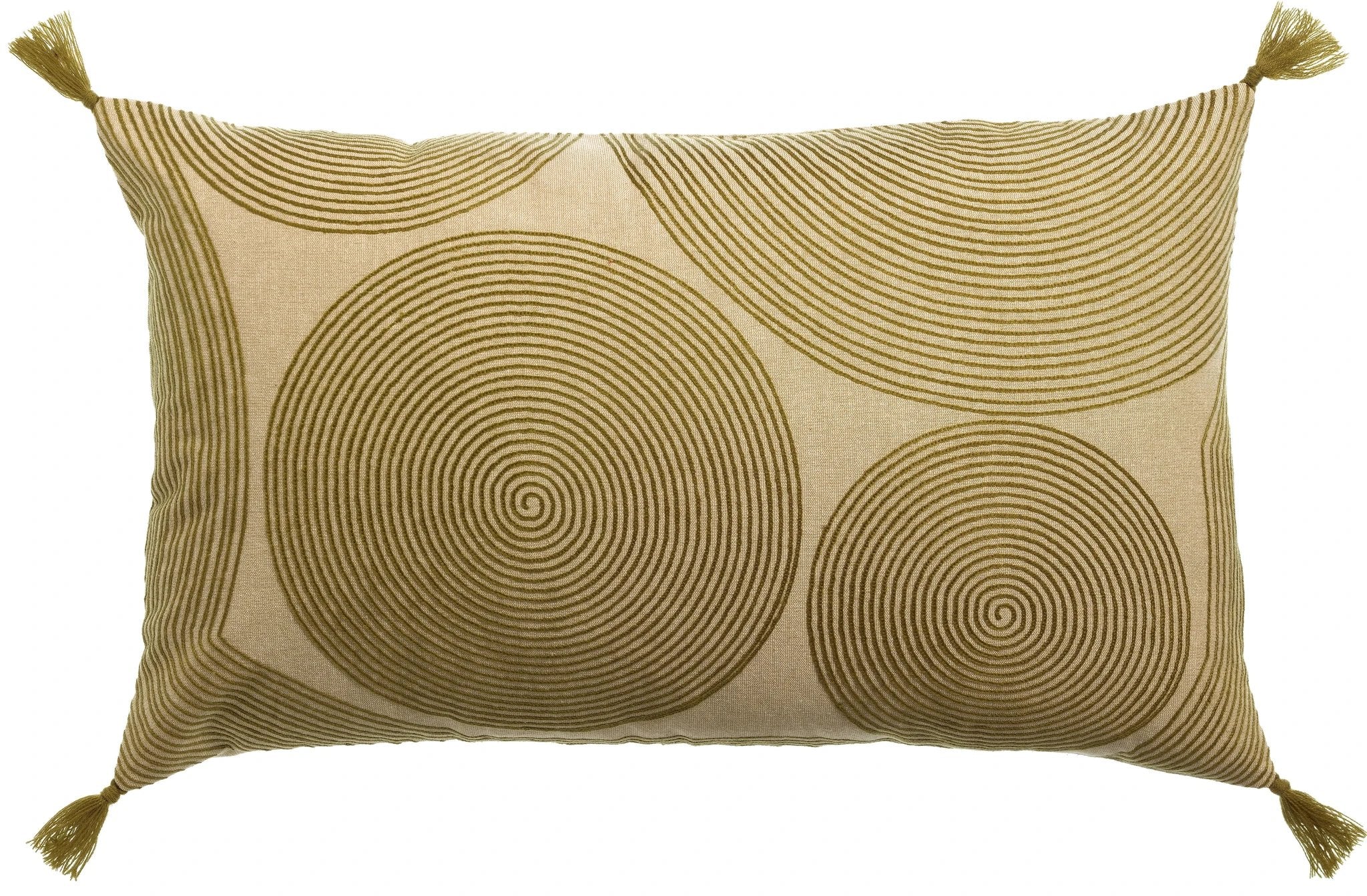 Coussin brodé Tito Naturel by Vivaraise