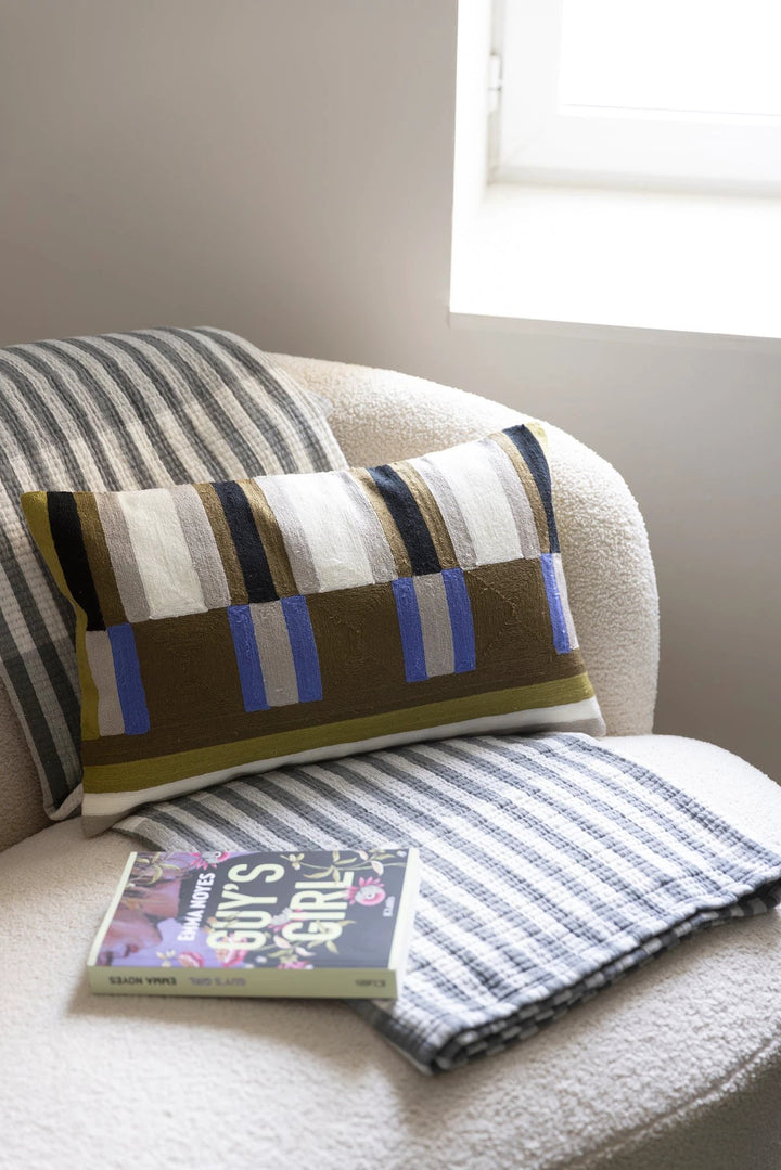 Coussin brodé Jason by Vivaraise