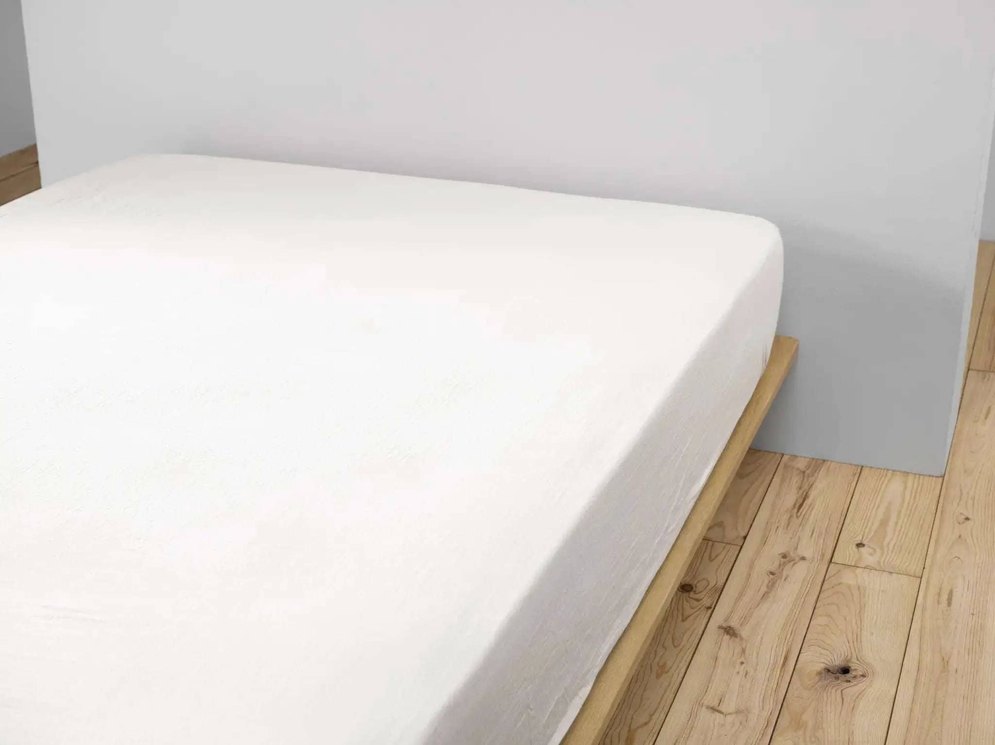 Drap housse Gaze de coton unie GAÏA Chantilly by L'effet papillon
