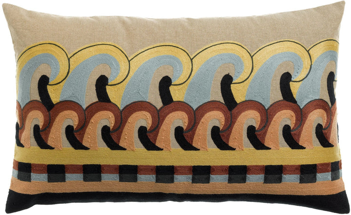 Coussin brodé Adria Multico by Vivaraise
