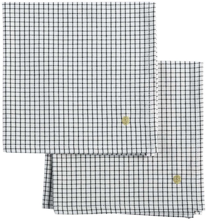Lot de 2 serviettes de table Gustave Caviar by La Cerise sur le Gâteau