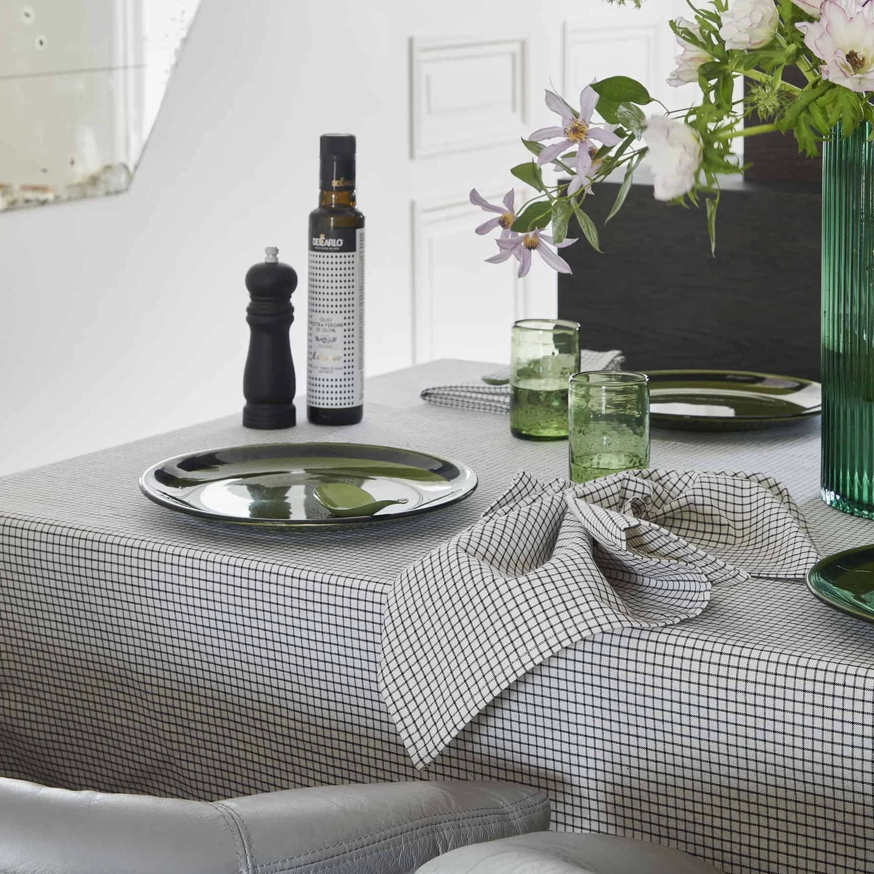 Lot de 2 serviettes de table Gustave Caviar by La Cerise sur le Gâteau