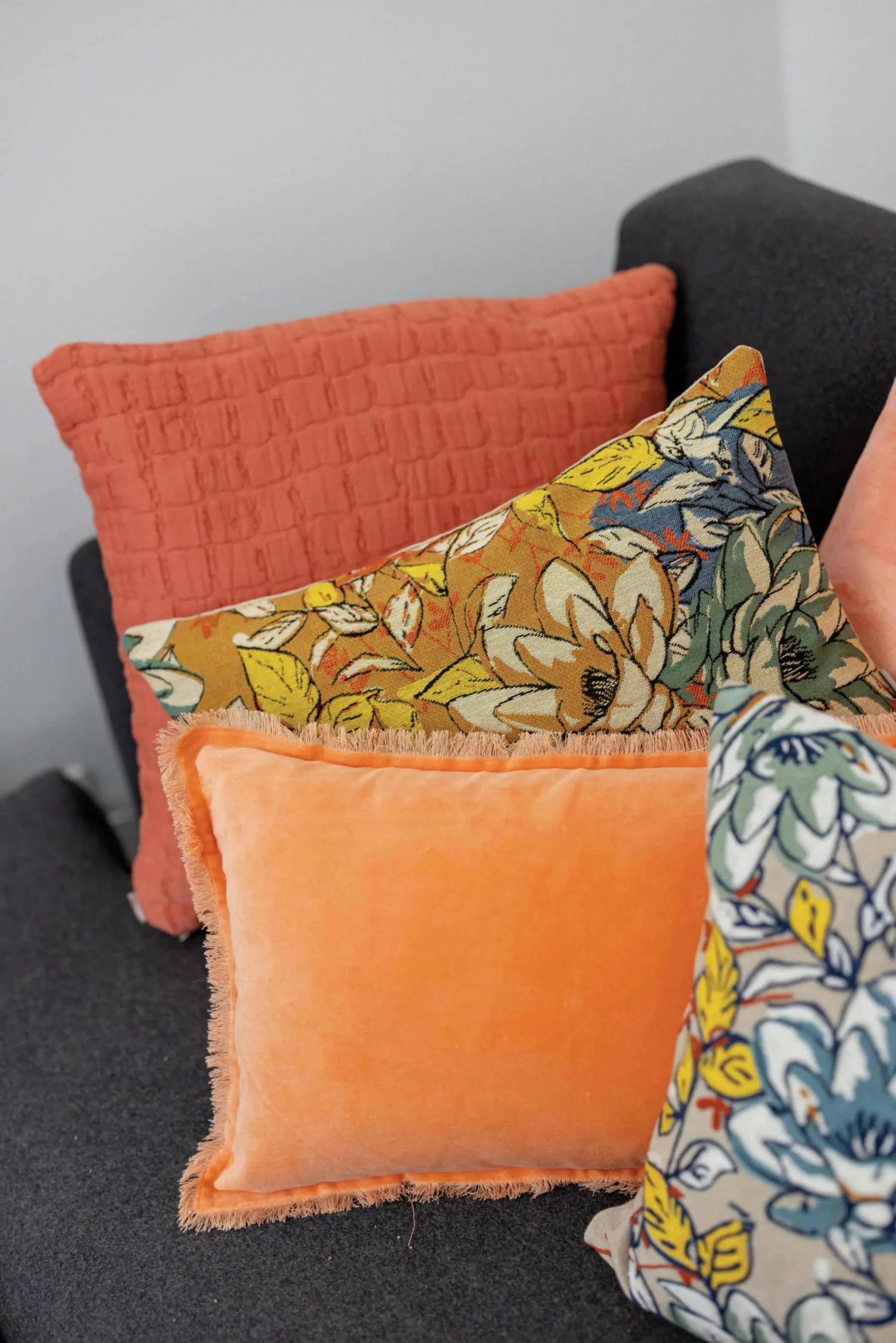 Coussin uni Fara by Vivaraise