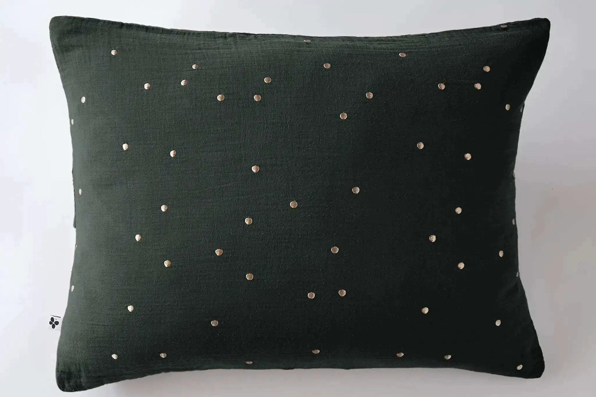 Taie d'oreiller Gaze de coton GAÏA CHIC Sapin by L'effet papillon