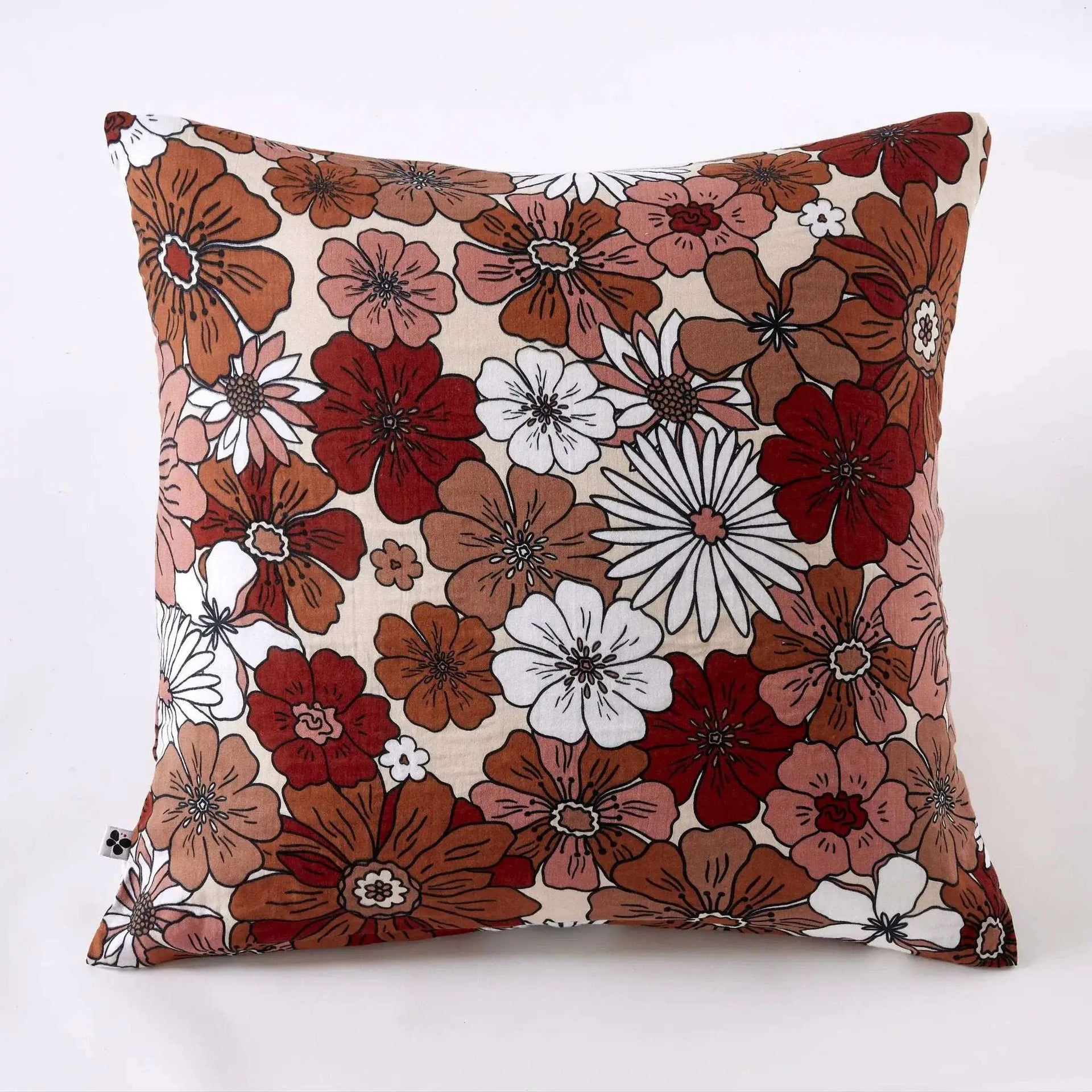 Taie d'oreiller60 x 60 cm Gaze de coton imprimée ANNA by L'effet papillon