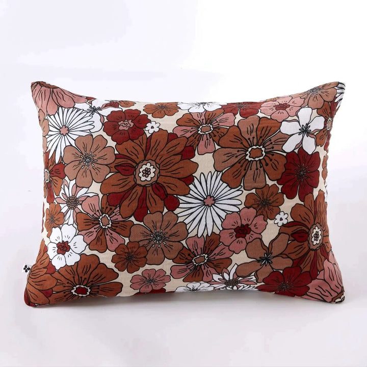 Taie d'oreiller60 x 60 cm Gaze de coton imprimée ANNA by L'effet papillon