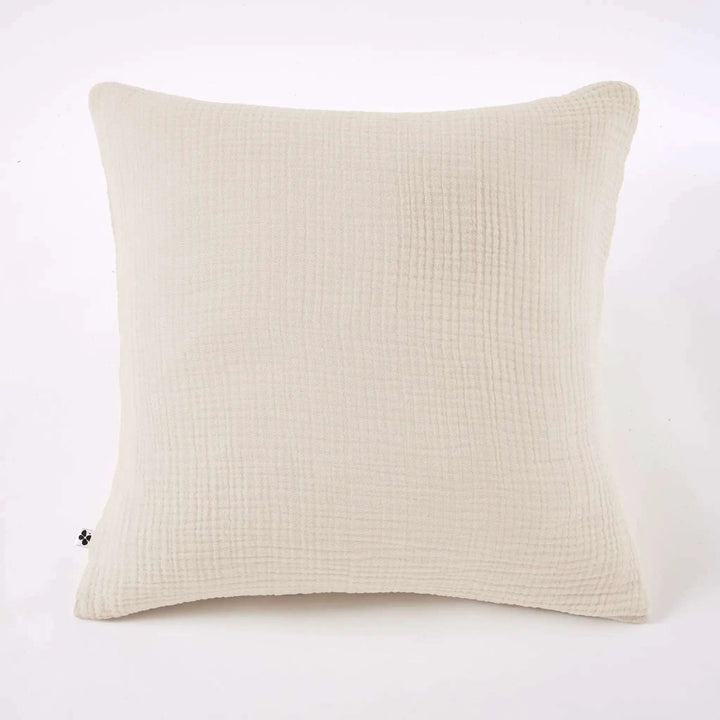Taie d'oreiller Gaze de coton unie INA Pampa by L'effet papillon