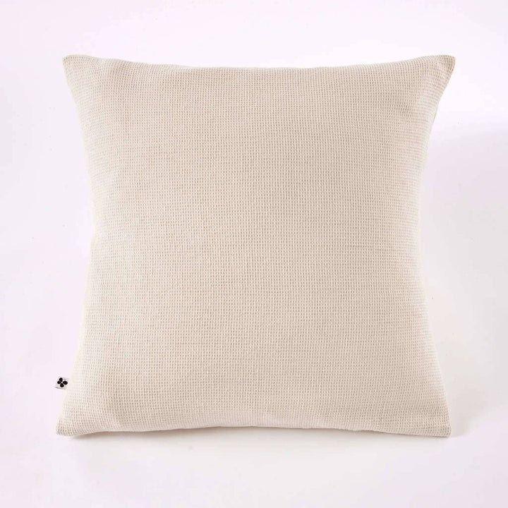 Taie d'oreiller 80 x 80 cm Nid d'abeille uni ALMA Pampa by L'effet papillon