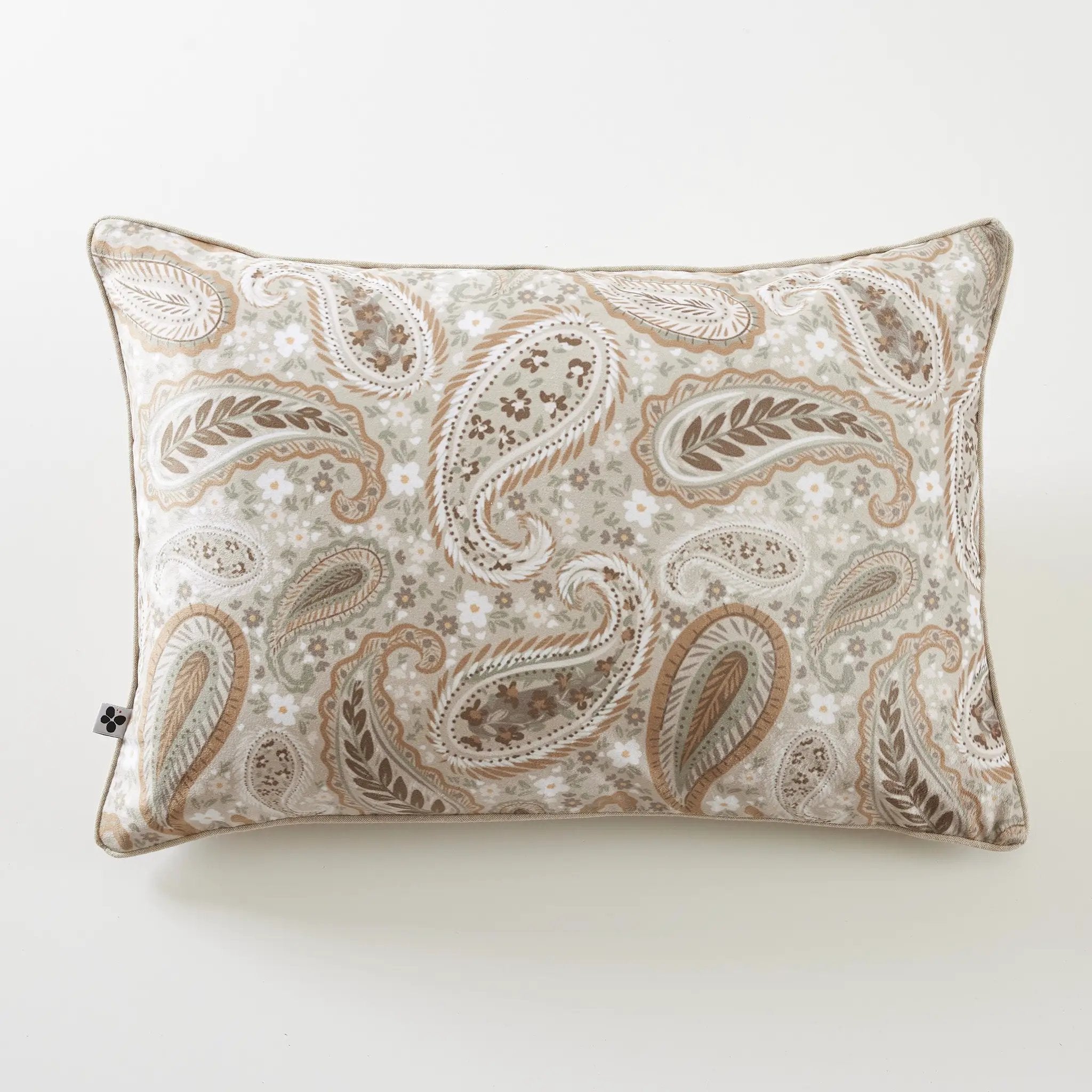 Coussin déhoussable 40 x 60 cm Velours imprimé VALENTINE by L'effet papillon