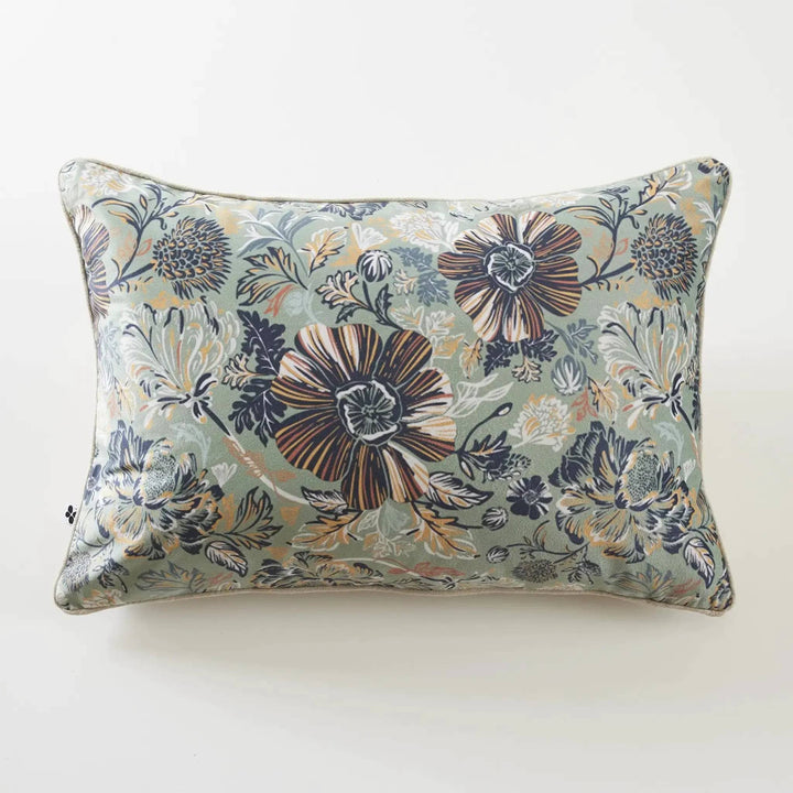 Coussin déhoussable Velours imprimé ISALINE by L'effet papillon