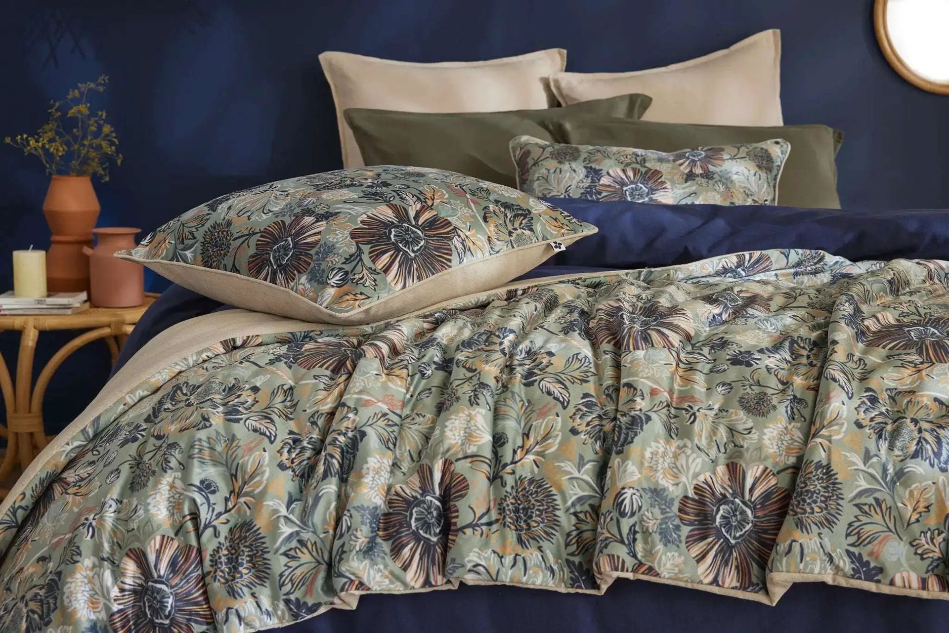 Bout de lit 90 x 220 cm Velours imprimé ISALINE by L'effet papillon