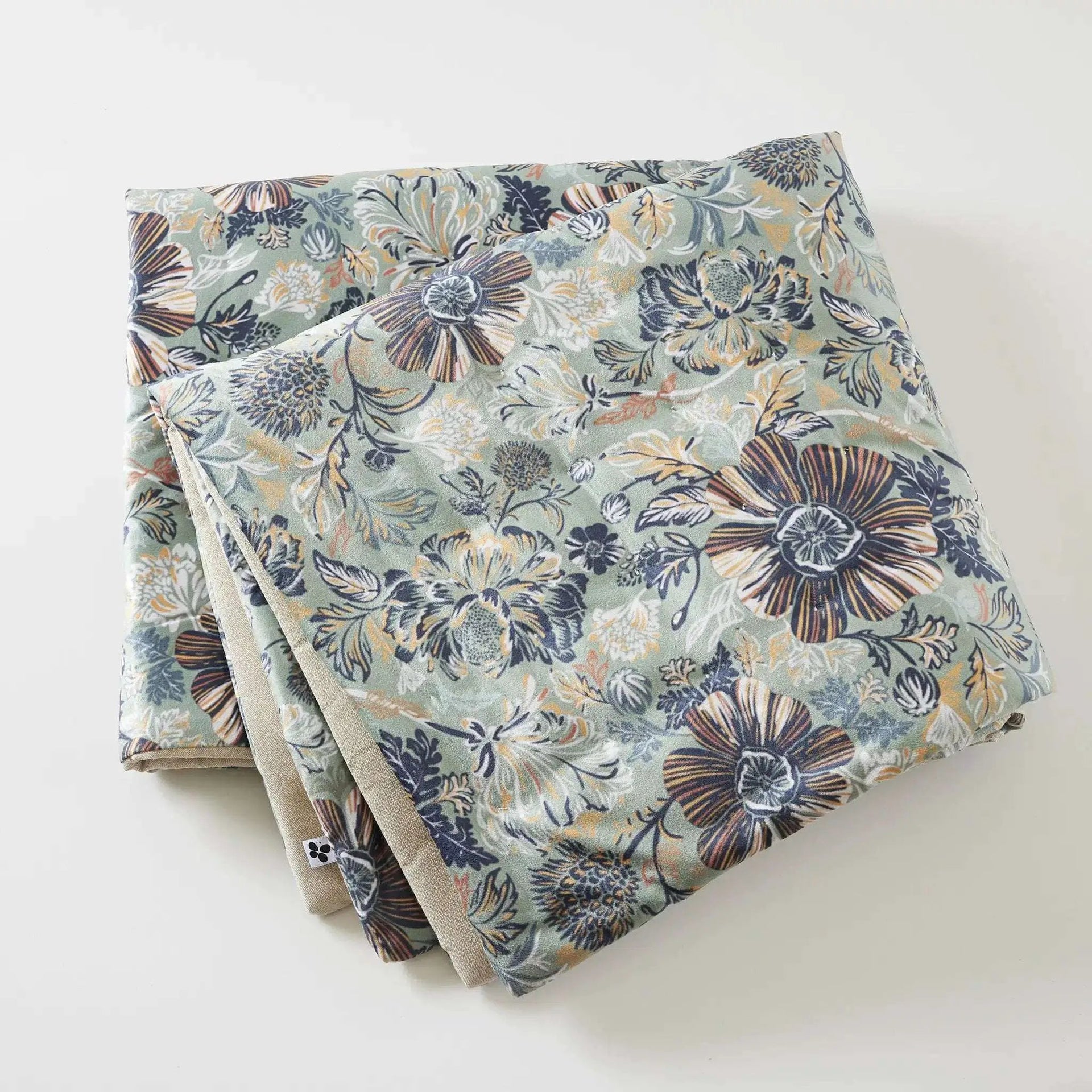 Bout de lit 90 x 220 cm Velours imprimé ISALINE by L'effet papillon