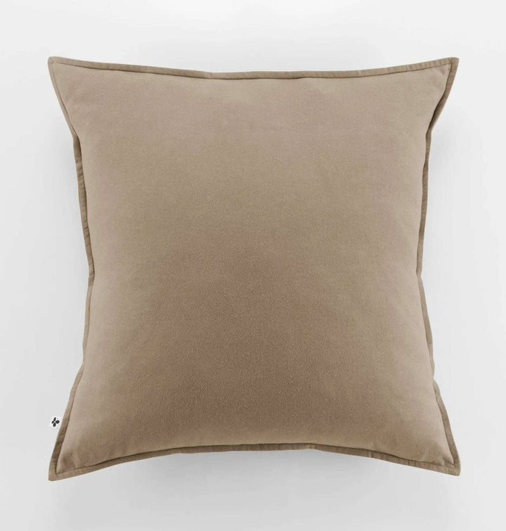 Taie d'oreiller 63 x 63 cm Flanelle unie CANDICE Ficelle by L'effet papillon