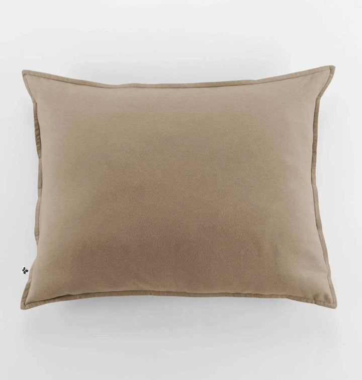 Taie d'oreiller Flanelle unie CANDICE Ficelle by L'effet papillon