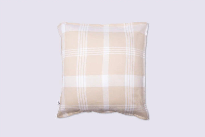 Taie d'oreiller 63 x 63 cm Flanelle tissée teinte HECTOR by L'effet papillon