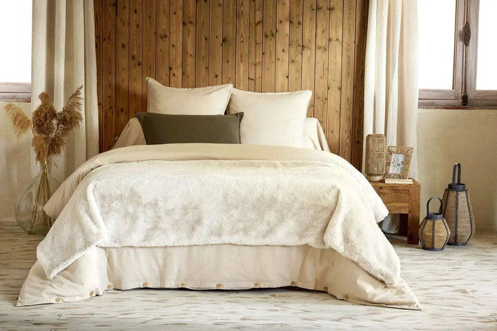 Bout de lit 90 x 220 cm Polyester SVEN Ours polaire by L'effet papillon