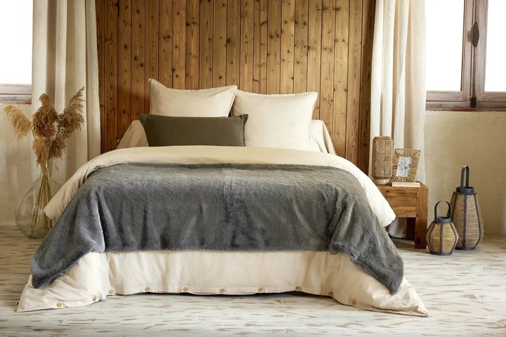 Bout de lit 90 x 220 cm Polyester SVEN Loup by L'effet papillon