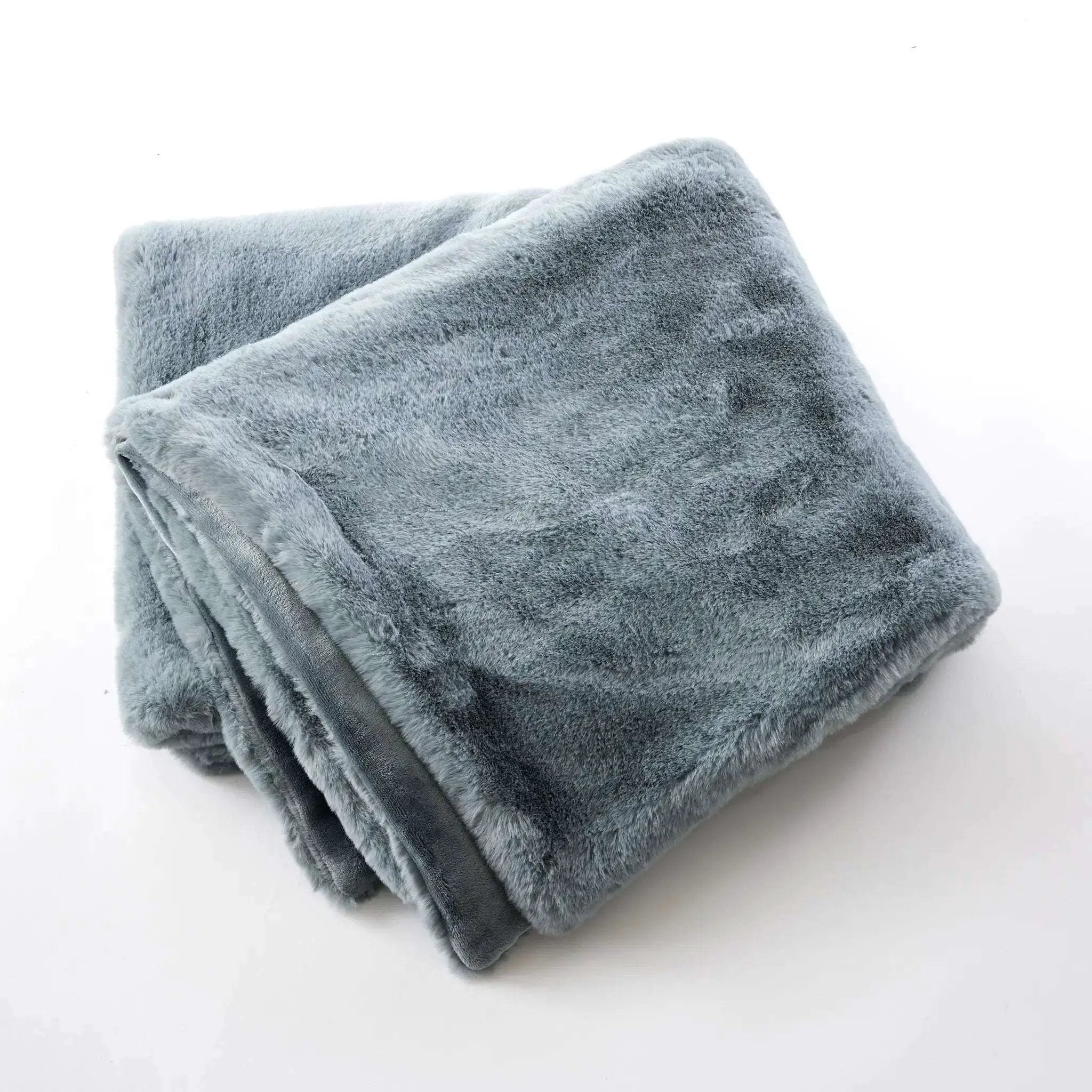 Bout de lit 90 x 220 cm Polyester SVEN Bleu arctique by L'effet papillon