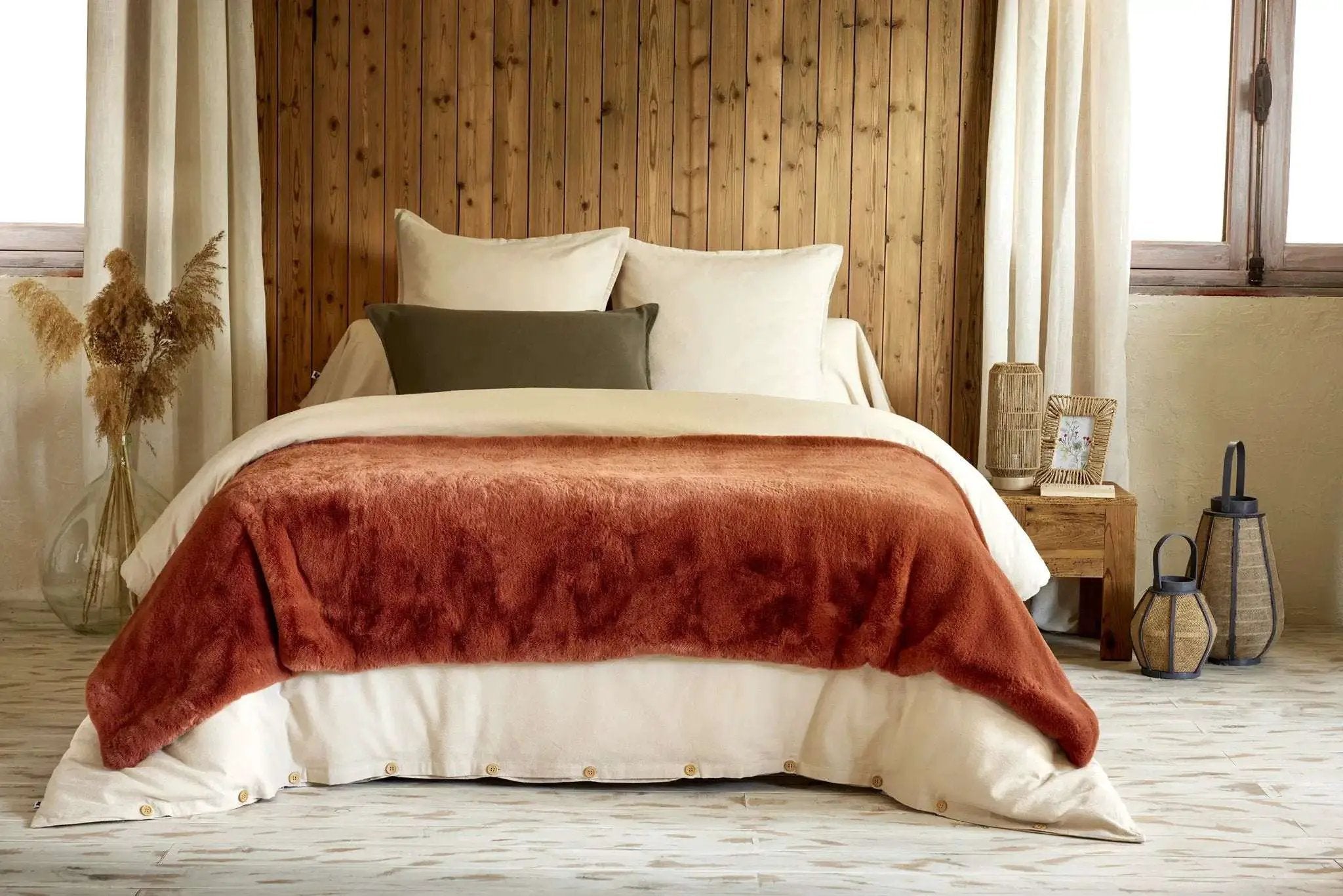 Bout de lit 90 x 220 cm Polyester SVEN Renard by L'effet papillon