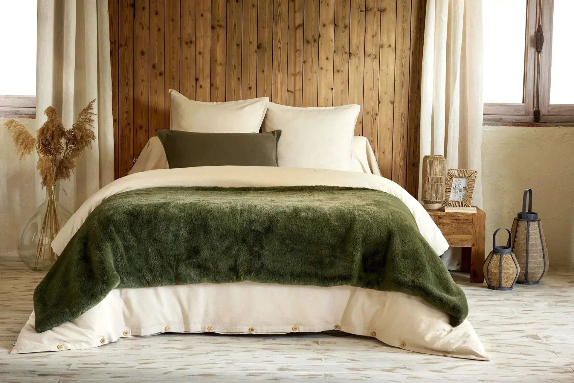Bout de lit 90 x 220 cm Polyester SVEN Toundra by L'effet papillon