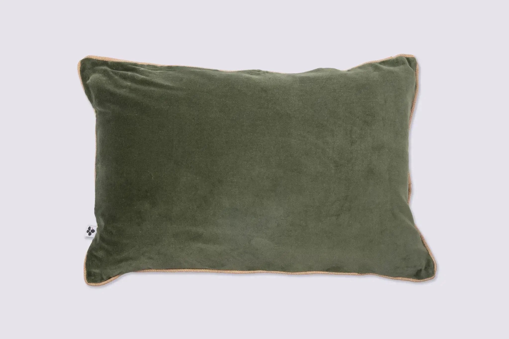Coussin déhoussable Velours de coton CÉSAR Thym by L'effet papillon