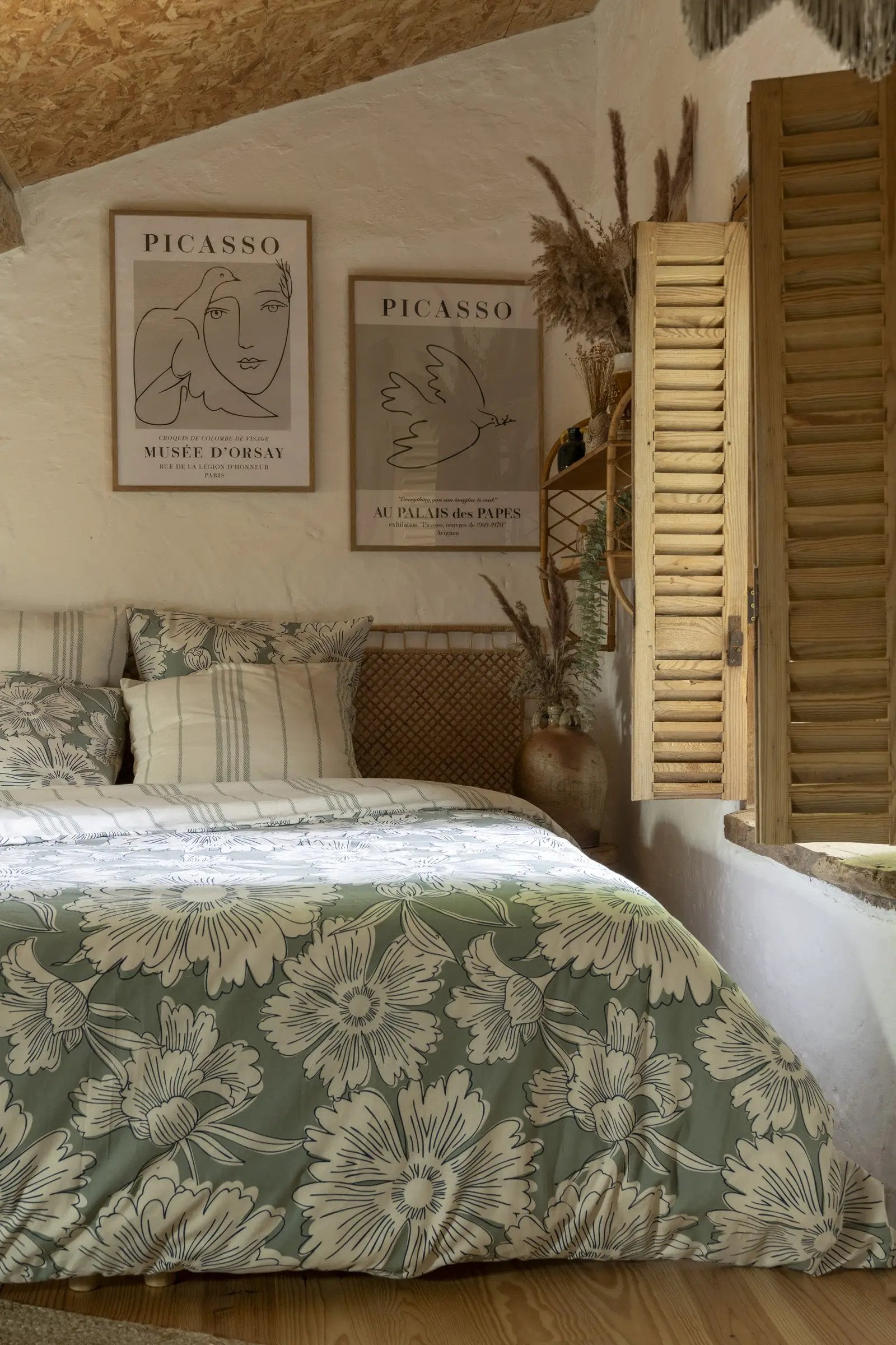 Housse de couette 140 x 200 cm Coton imprimé TAMARA by L'effet papillon