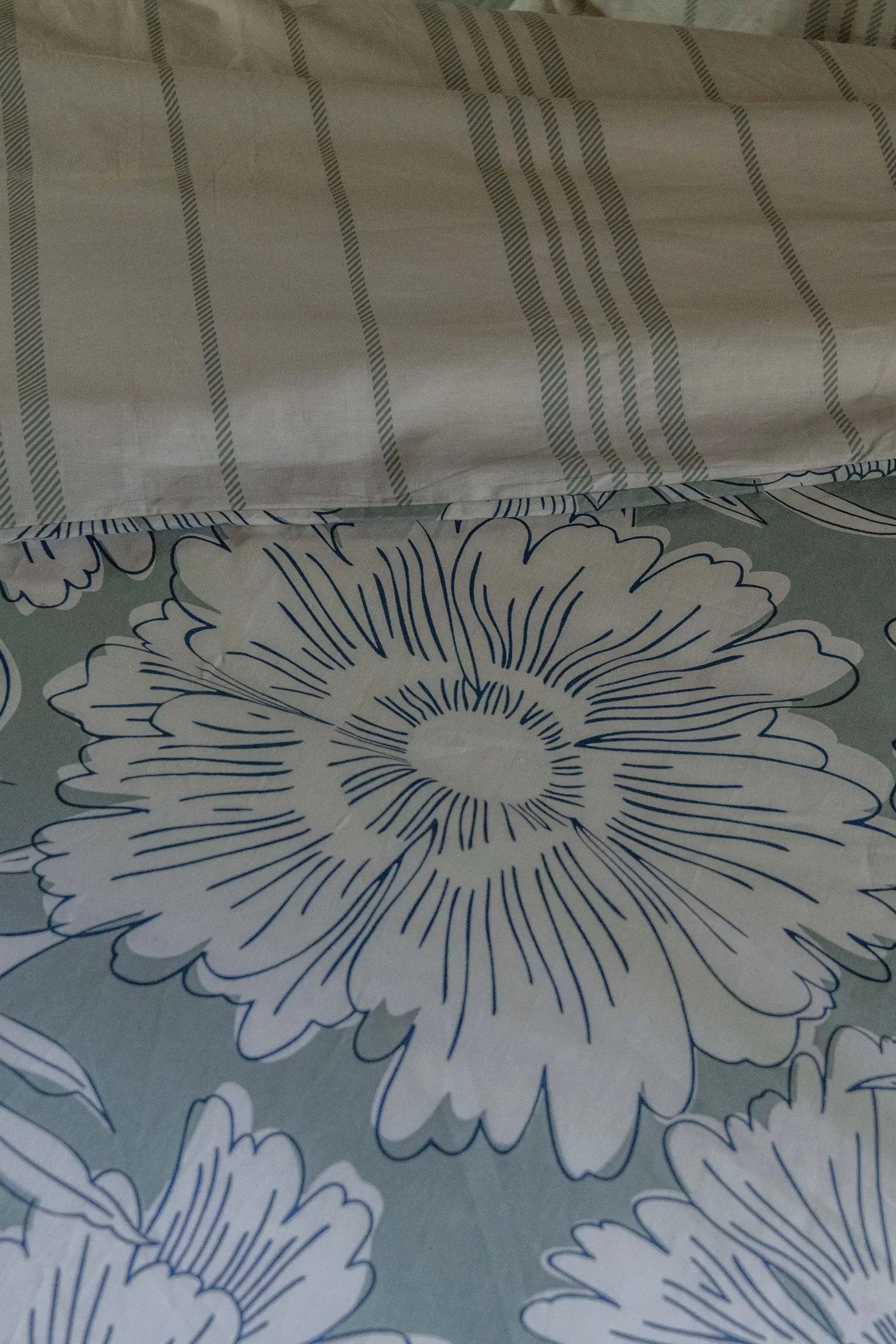 Housse de couette 140 x 200 cm Coton imprimé TAMARA by L'effet papillon