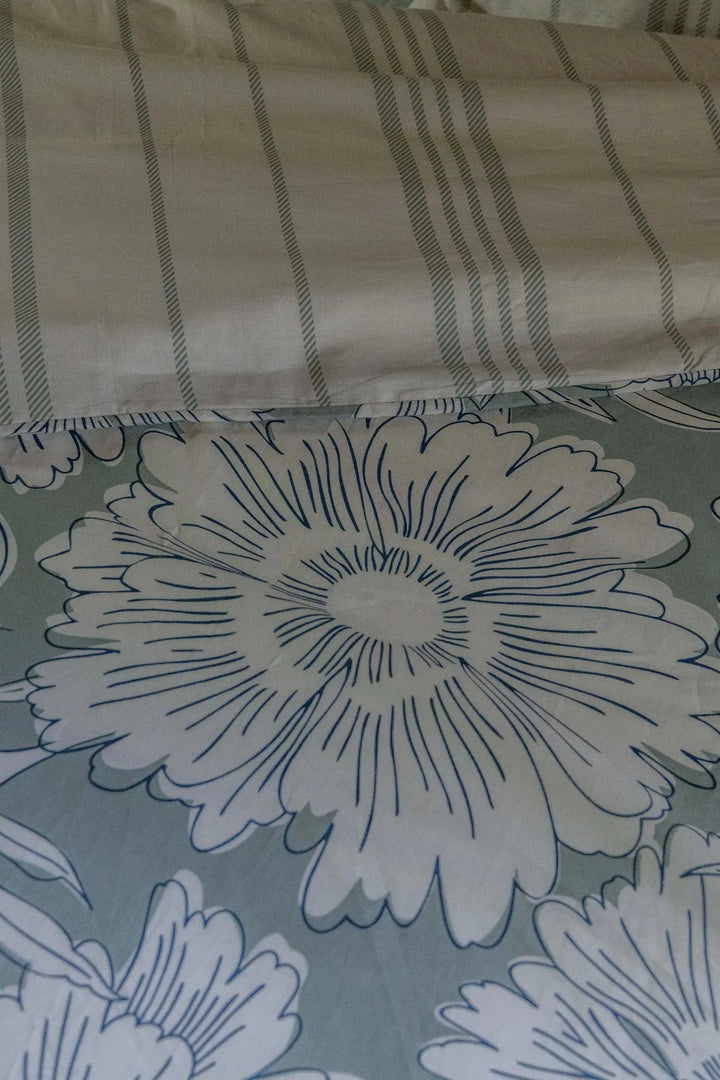 Housse de couette 140 x 200 cm Coton imprimé TAMARA by L'effet papillon