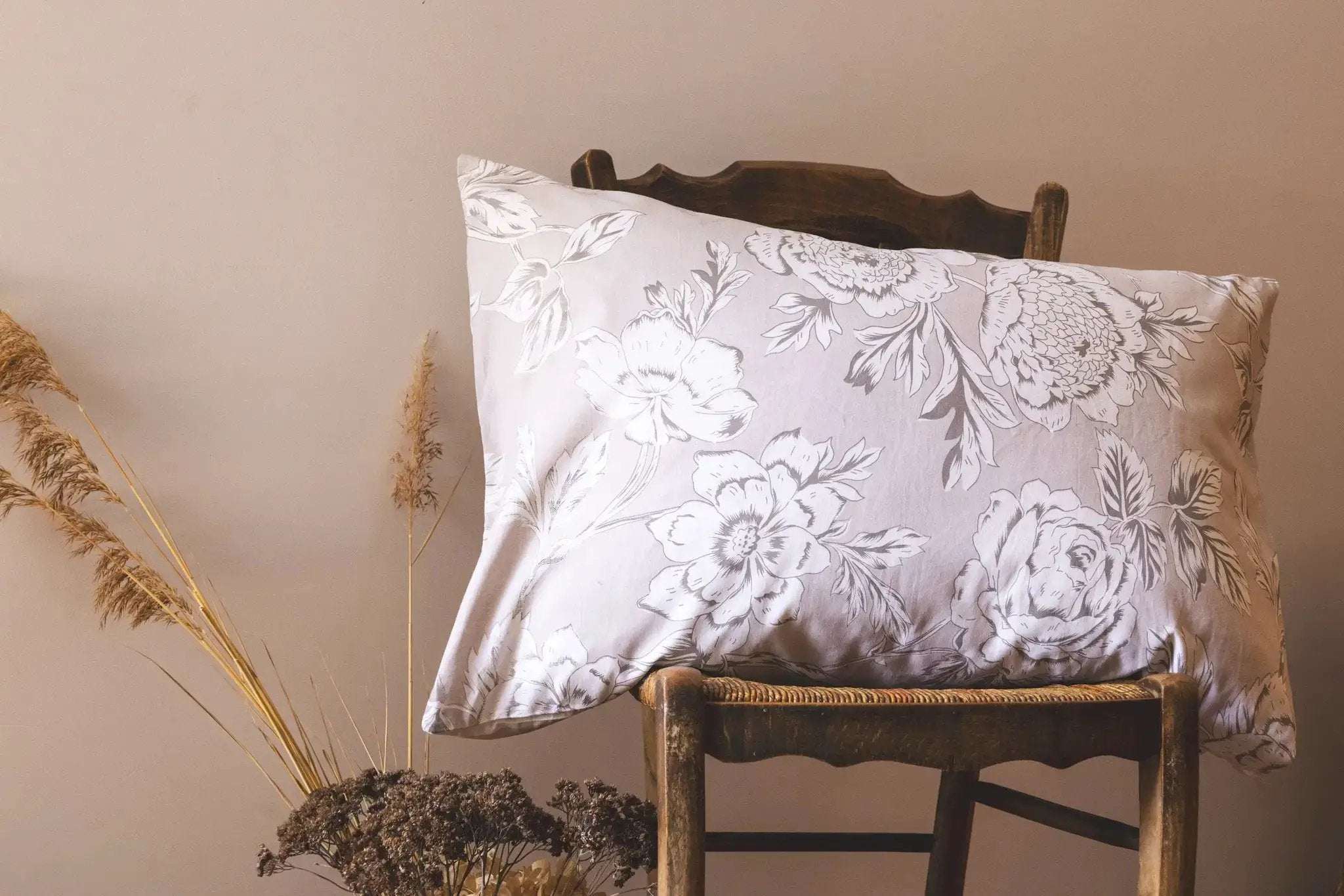 Taie d'oreiller 63 x 63 cm Coton imprimé NORA by L'effet papillon
