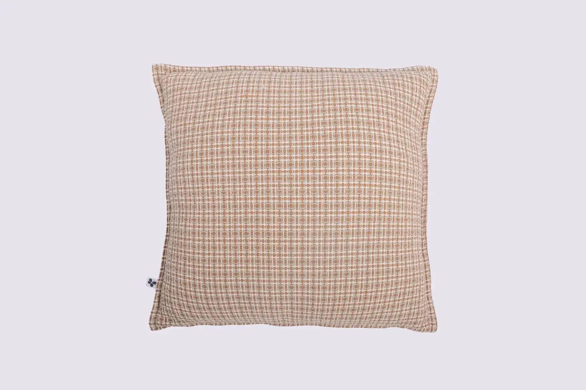 Coussin déhoussable avec passepoil 50 x 50 cm Coton texturé EDGAR by L'effet papillon