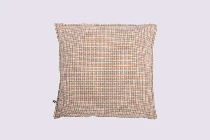 Coussin déhoussable avec passepoil 50 x 50 cm Coton texturé EDGAR by L'effet papillon