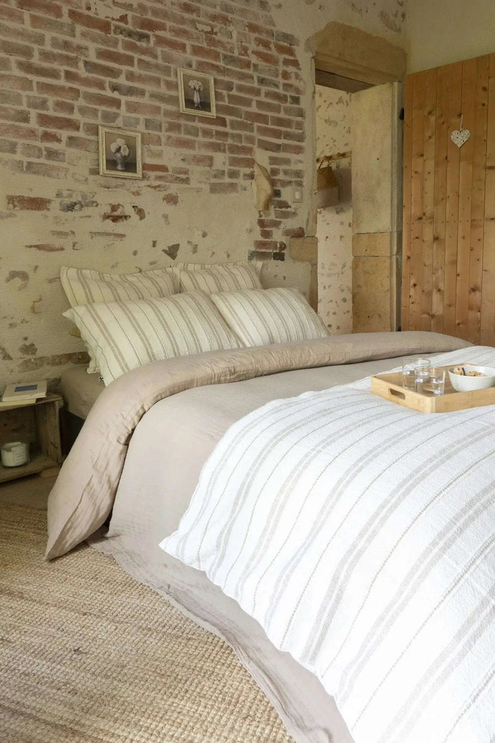 Bout de lit 90 x 220 cm Coton texturé TOM by L'effet papillon