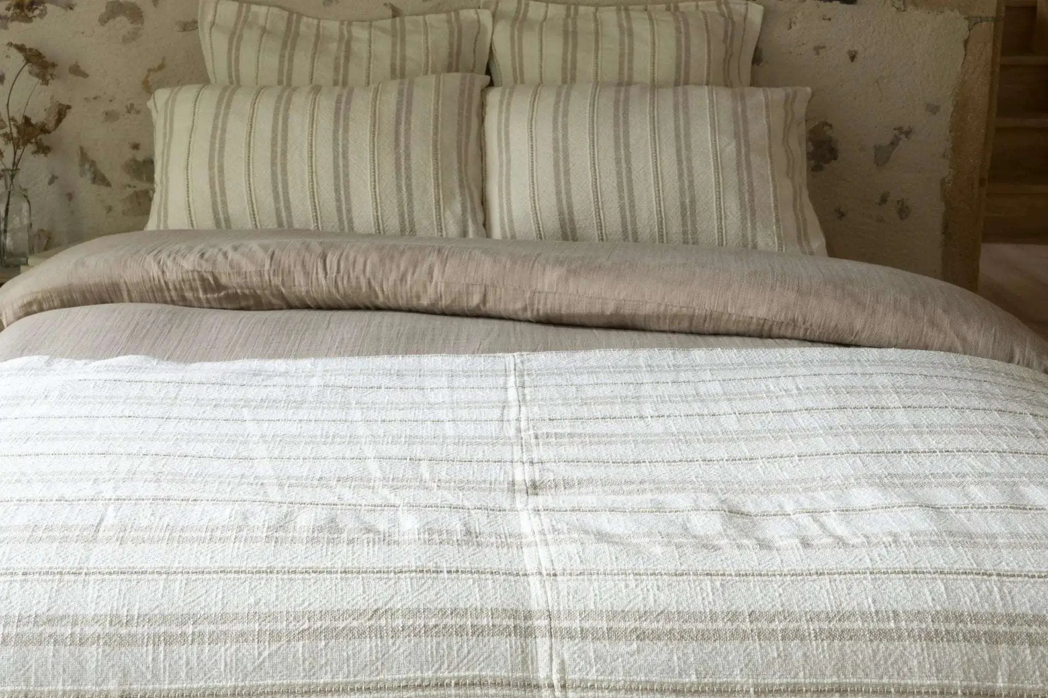 Bout de lit 90 x 220 cm Coton texturé TOM by L'effet papillon
