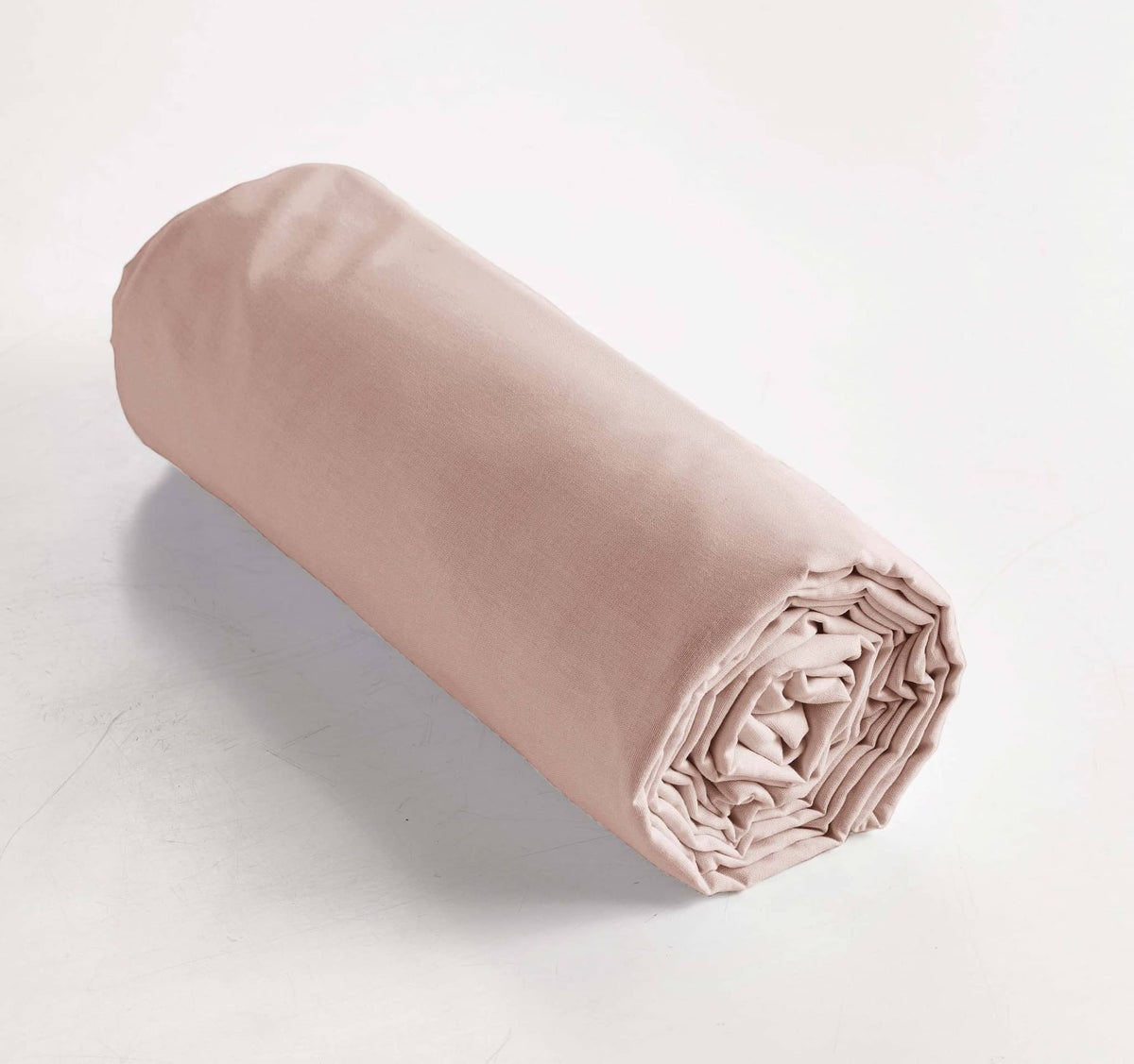 Drap housse Blush percale de coton Casa Plume