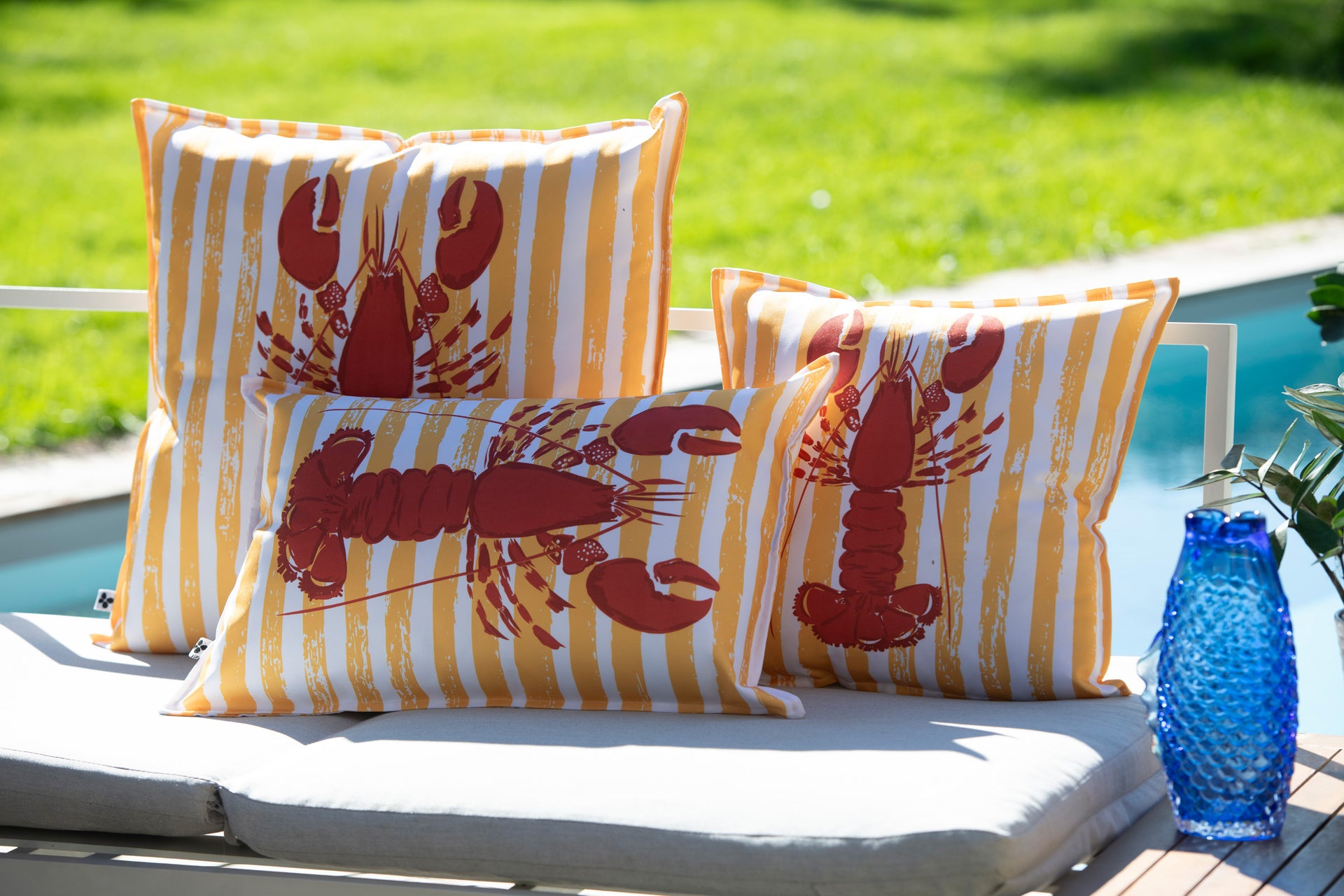 Housse de coussin Polyester imprimé + enduction OMAR