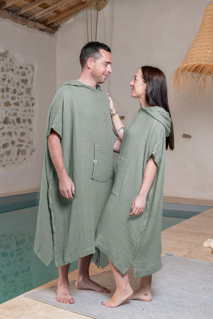 Poncho adulte mixte GAIA Eucalyptus L/XL