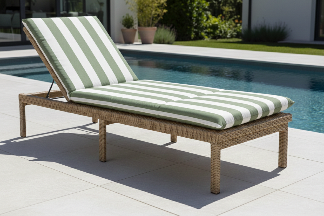 Housse de bain de soleil 70 x 190 cm Polypropylène NOA Sauge