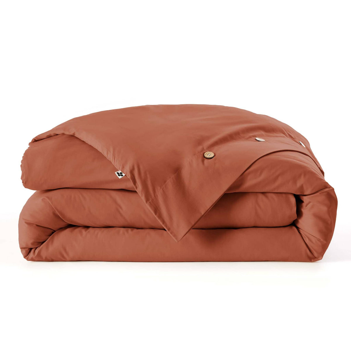 Housse de couette Tomette percale de coton Casa Plume