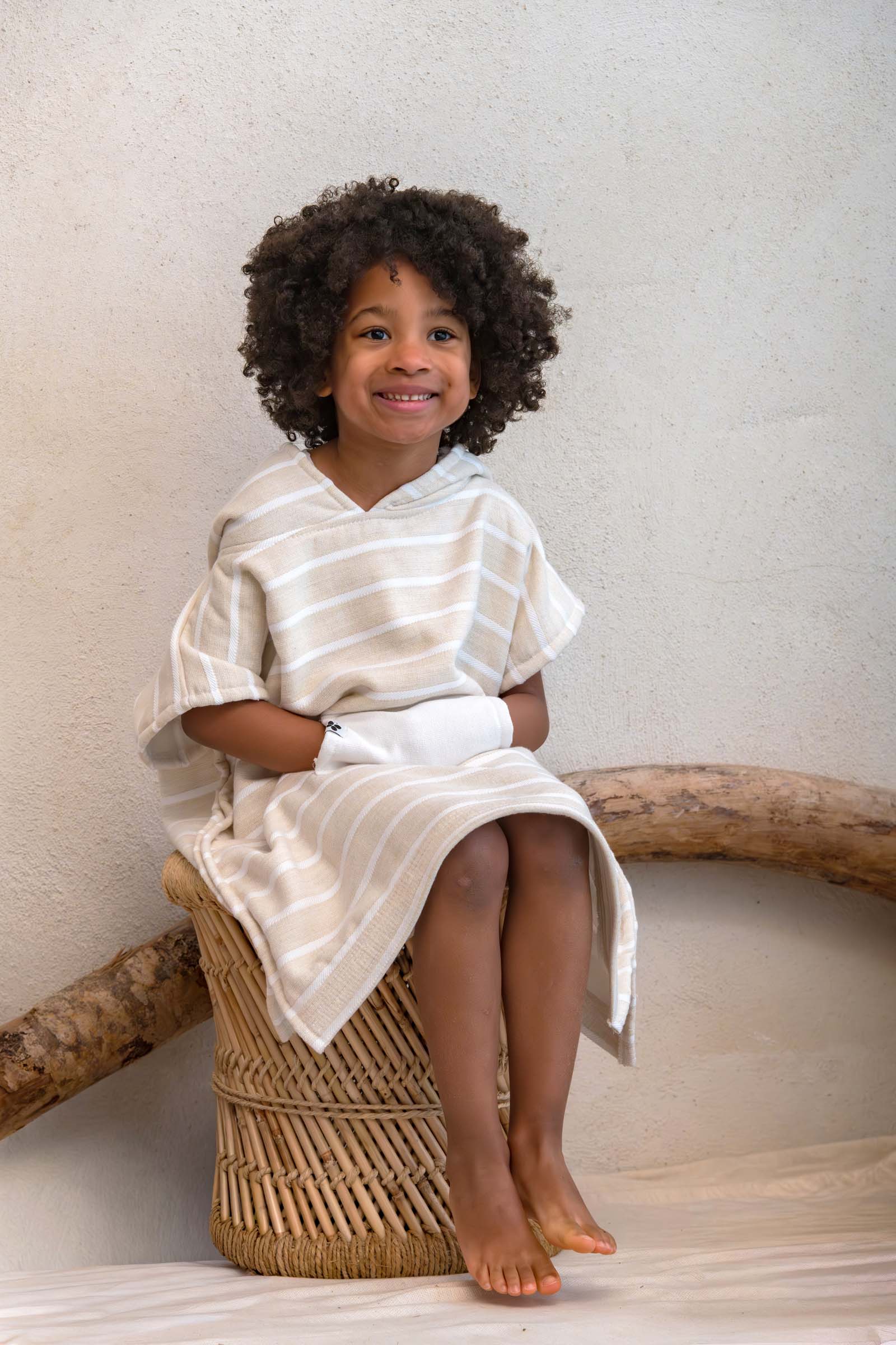 Poncho enfant NINO Sable 6/10 ans